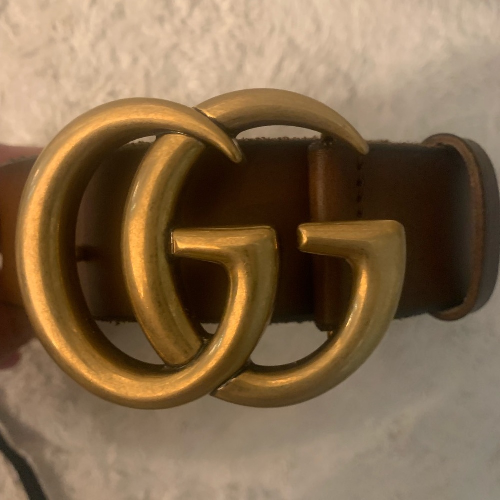 Authentic Double GG Gucci Belt